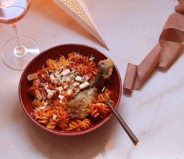 Zdravi recepti Fusilli od batata s patkom i ragoutom od plavca