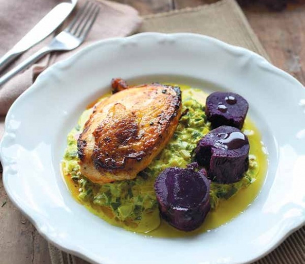 Zdravi recepti Curry poriluk s batatom i piletinom