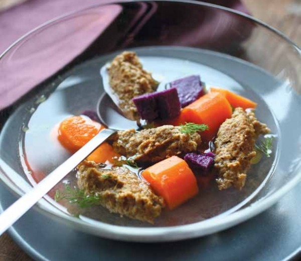 Zdravi recepti Bistra juha s jetrenim noklicama